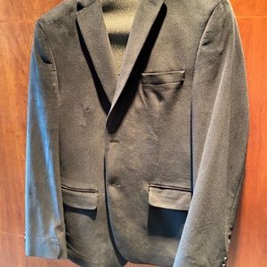 Boys Size 18R Black Velvet Ralph Lauren Dinner Jacket